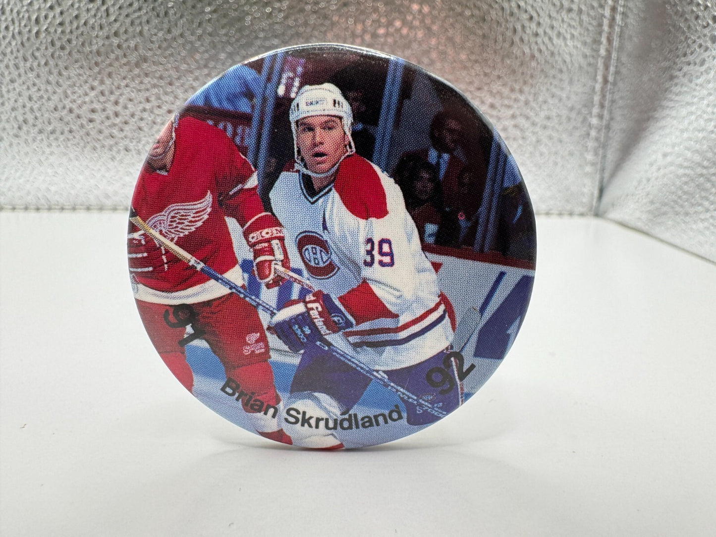 Brian Skrudland Montreal Canadiens NHL Pin-back Button UDT1
