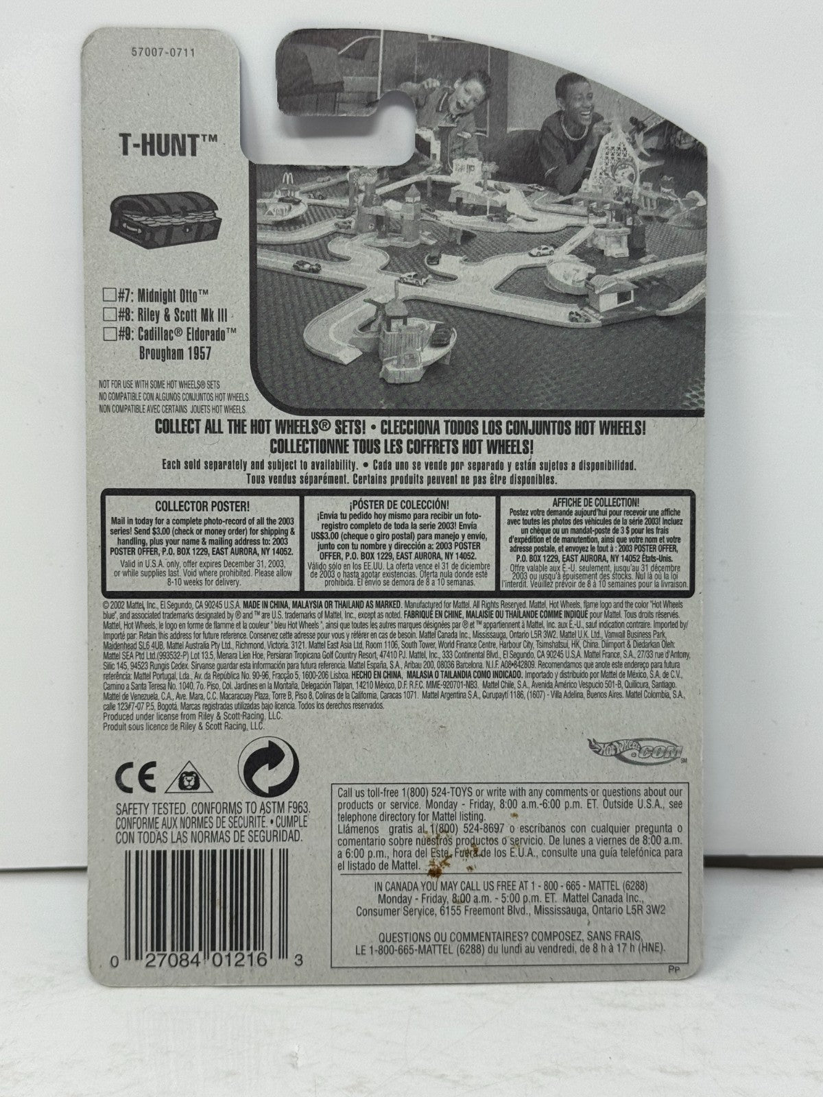 Hot Wheels T-Hunt Riley & Scott MK III 1:64 Diecast Real Riders