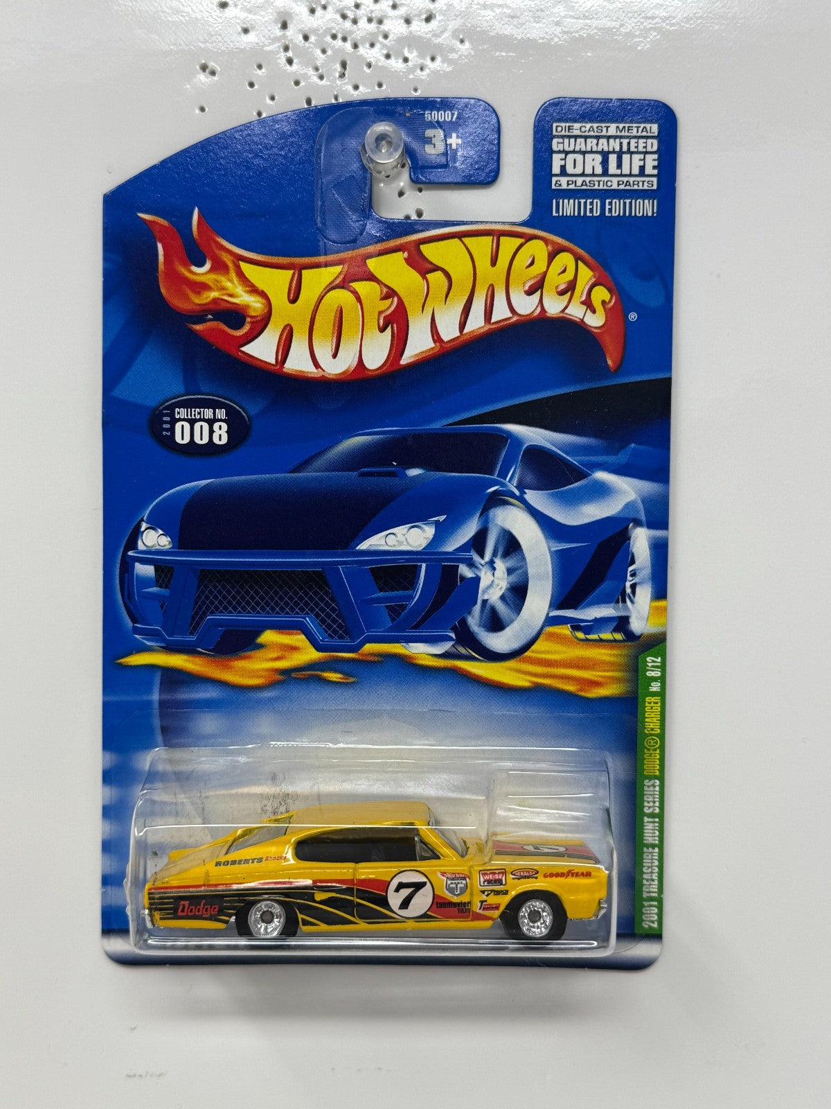 Hot Wheels 2001 Treasure Hunt Series 1967 Dodge Charger 1:64 Diecast Real Riders