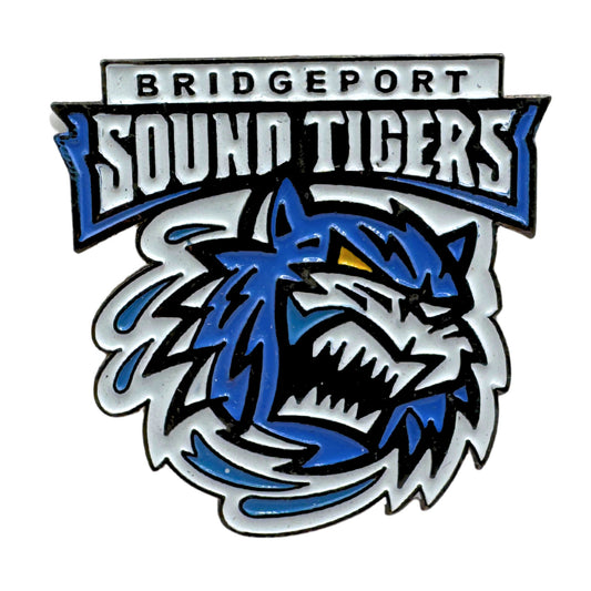 Bridgeport Sound Tigers AHL Hockey Team Logo Lapel Pin UDT1