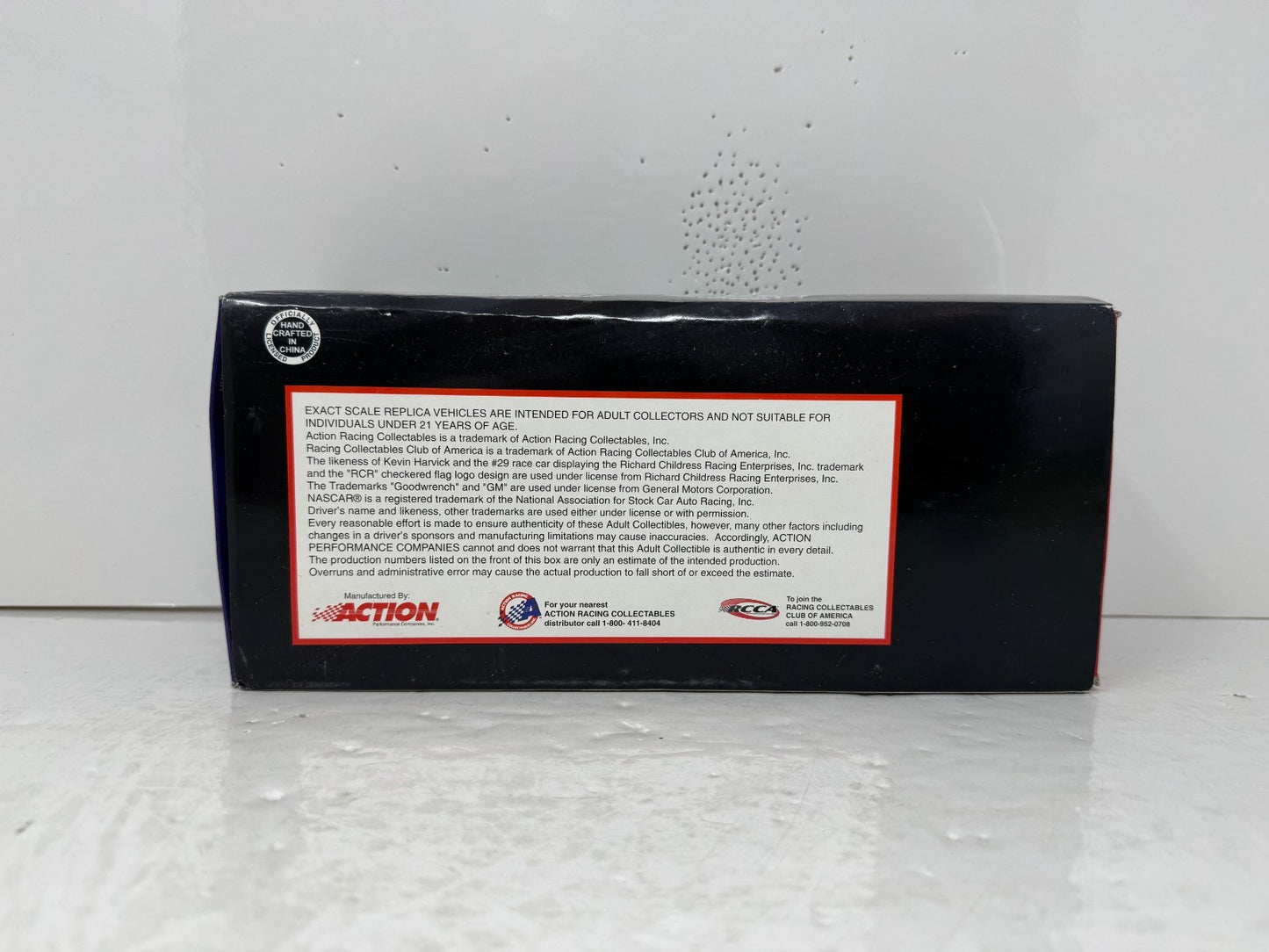 Action NASCAR #29 Kevin Harvick Service Plus 2001 Monte Carlo 1:24 Diecast