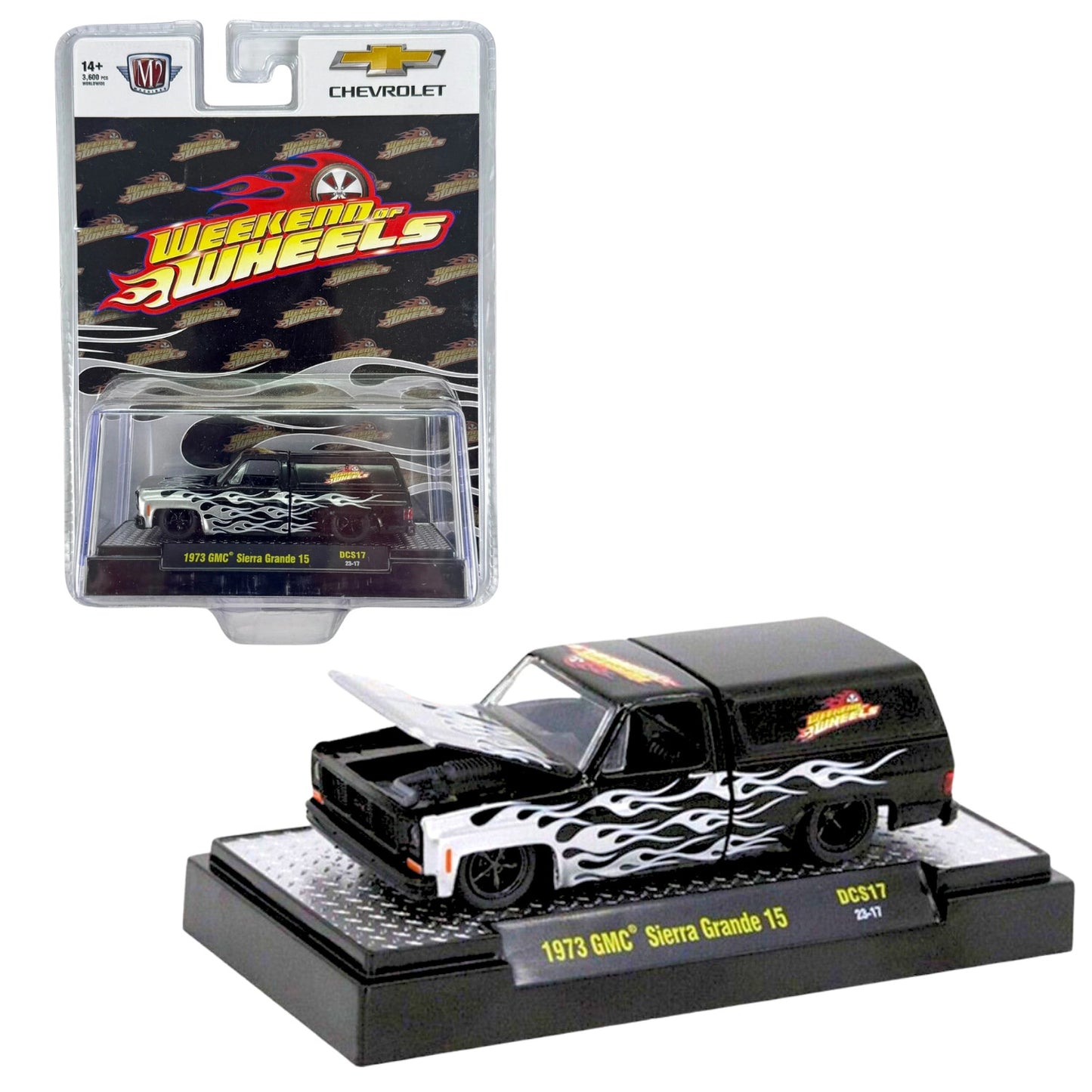 M2 Machines Weekend of Wheels 1973 GMC Sierra Grande 15 1:64 Diecast