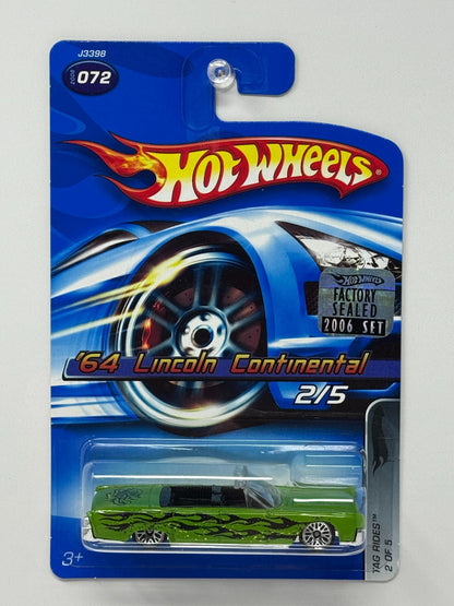 Hot Wheels Tag Rides 1964 Lincoln Continental 1:64 Diecast Factory Sealed