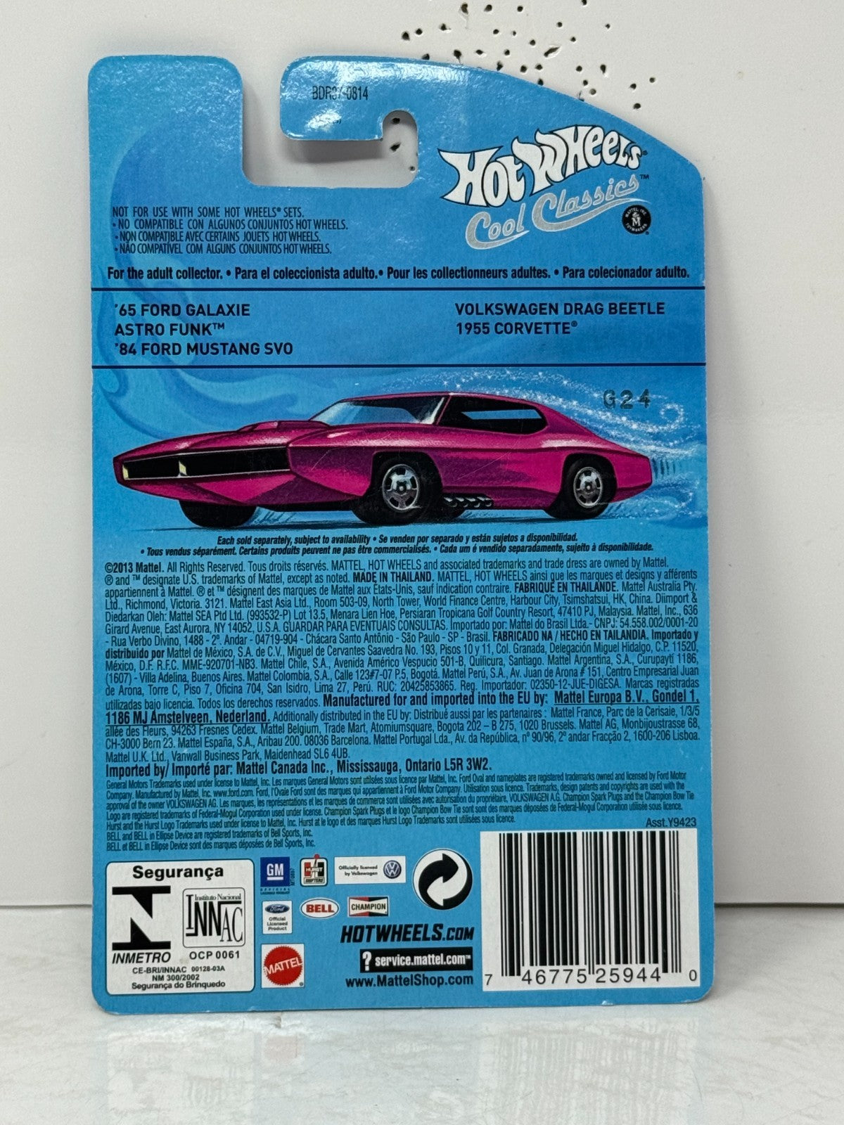 Hot Wheels Cool Classics 1965 Ford Galaxie 1:64 Diecast