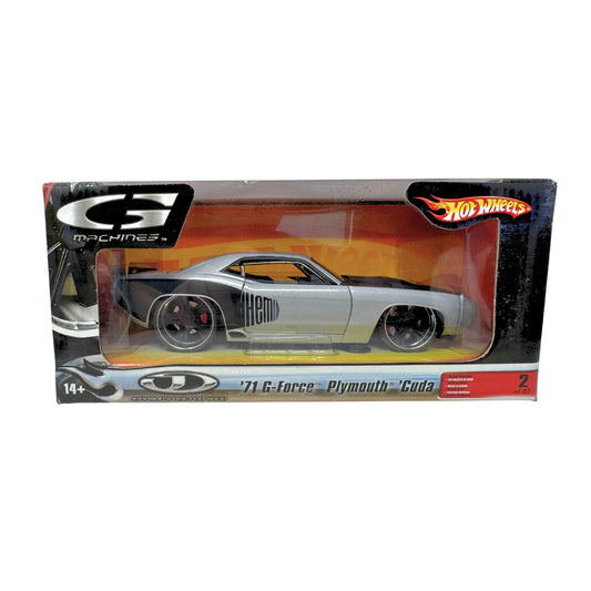 Hot Wheels G Machines 1971 Plymouth Cuda 1:24 Diecast