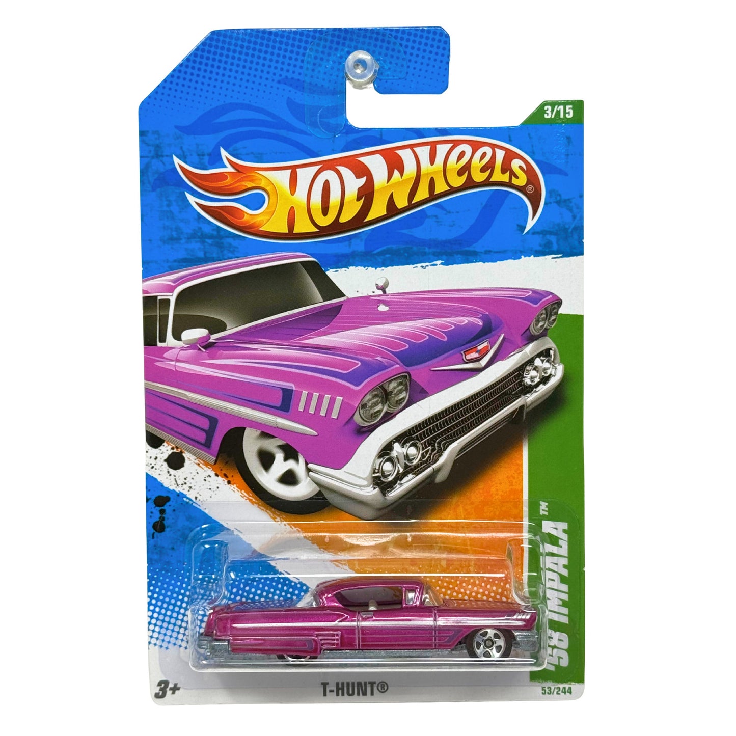 Hot Wheels Treasure Hunt 1958 Chevy Impala 1:64 Diecast