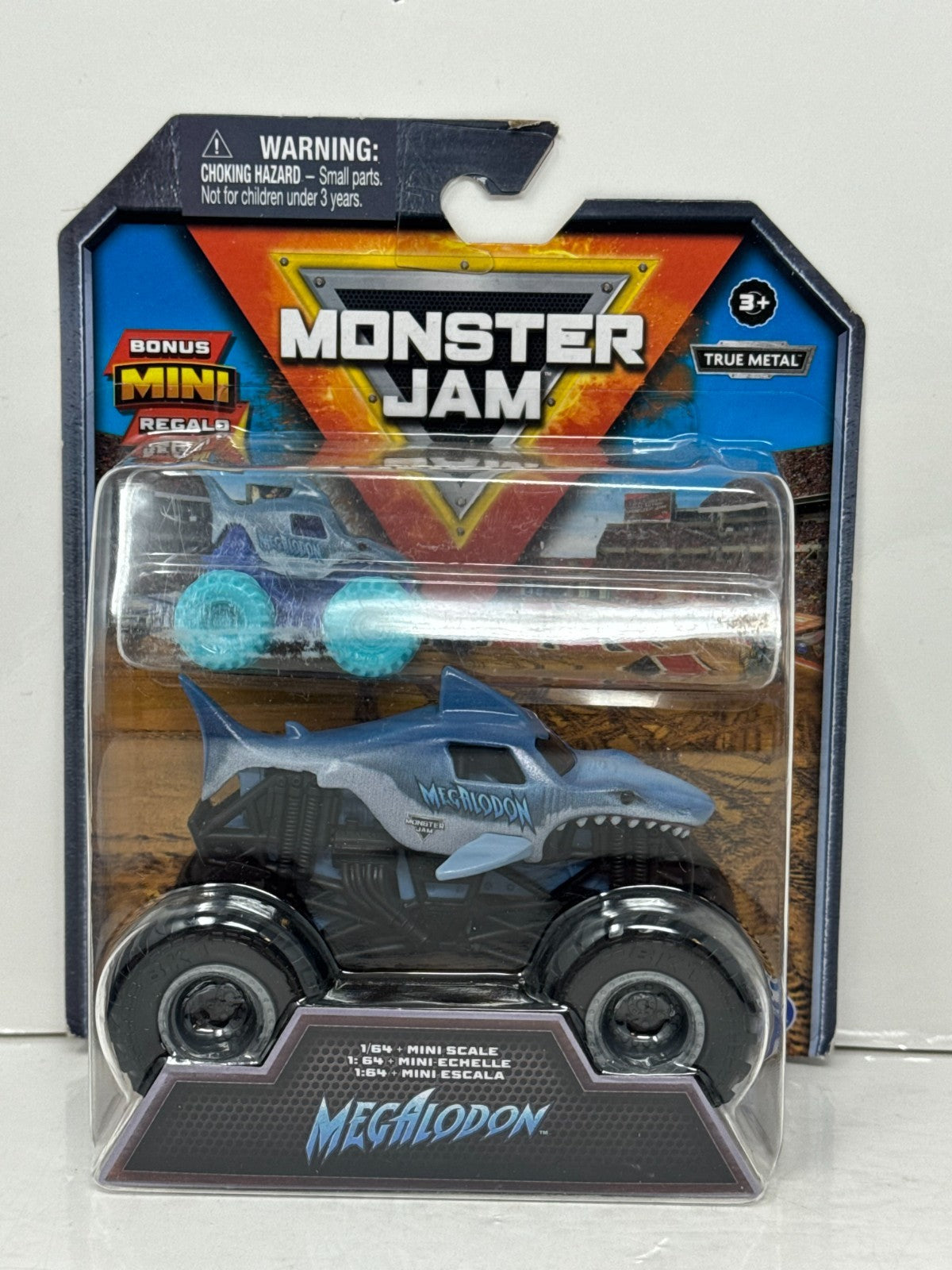 Spin Master Monster Jam Megalodon 1:64 Diecast with Bonus Mini