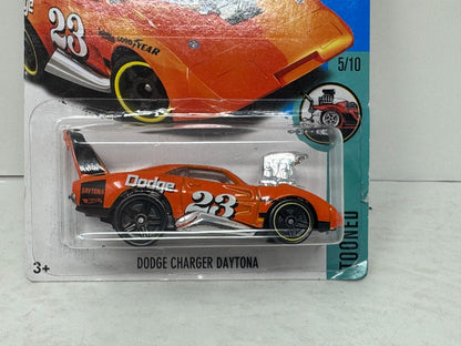 Hot Wheels Tooned Dodge Charger Daytona 1:64 Diecast REAR WHEEL ERROR