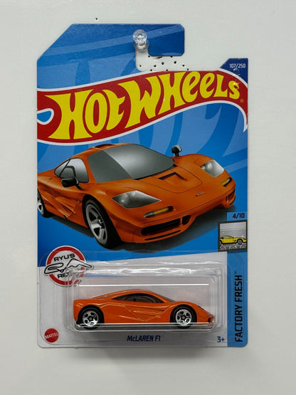 Hot Wheels Factory Fresh McLaren F1 1:64 Diecast Orange