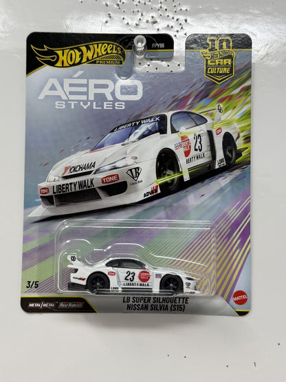 Hot Wheels Premium Aero Styles Super Silhouette Nissan Silvia S15 1:64 Diecast
