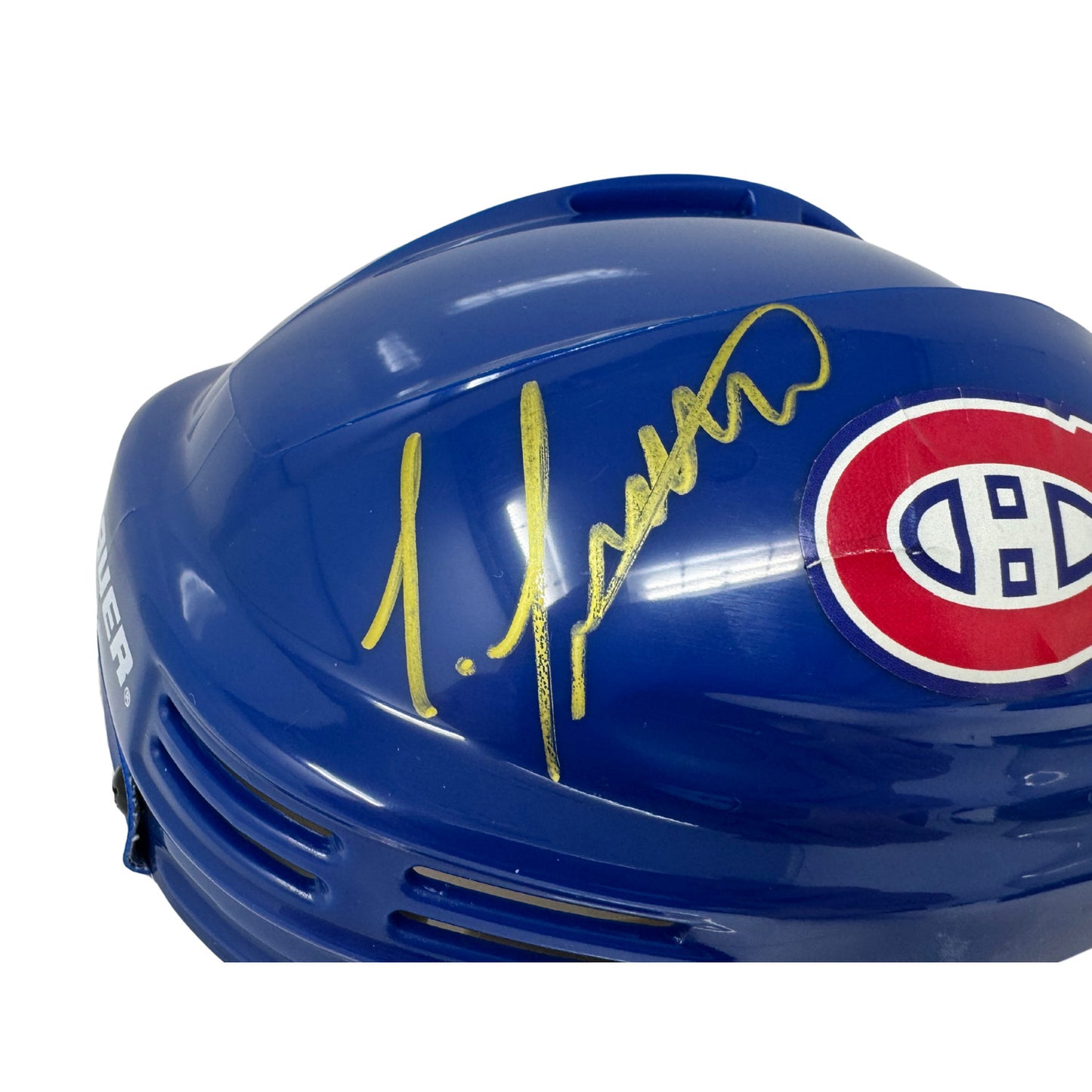 Bauer Montreal Canadiens Mini Helmet with Louis Leblanc Auto