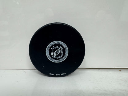 Ondrej Pavelec Atlanta Thrashers Signed NHL Autograph Puck Silver Auto