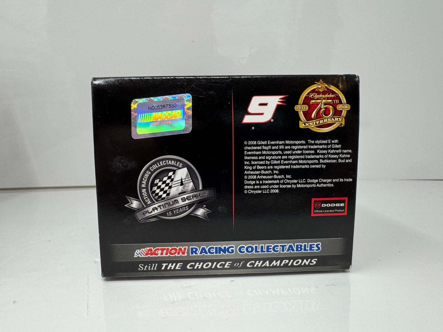 Action NASCAR Kasey Kahne #9 Clydesdale Fantasy 2008 Dodge Charger 1:24 Diecast