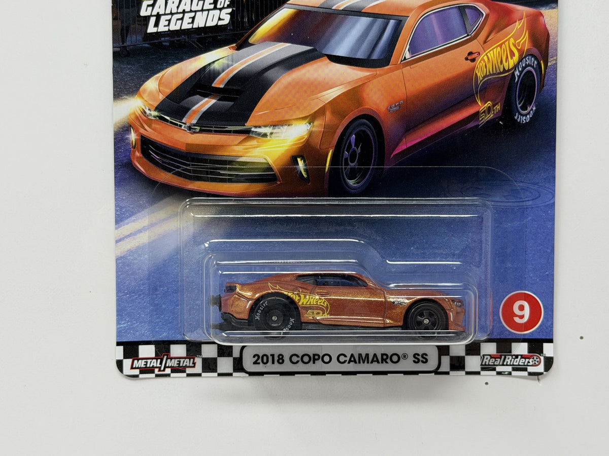 Hot Wheels Premium Boulevard #9 2018 COPO Camaro SS 1:64 Diecast