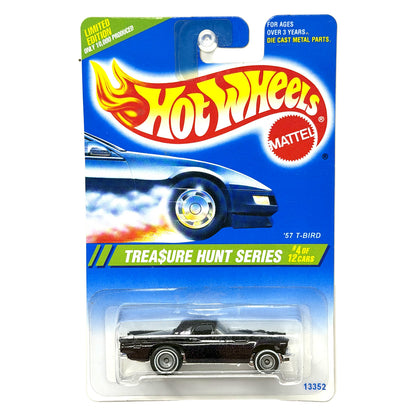 Hot Wheels 1995 Treasure Hunt Series 1957 Ford Thunderbird 1:64 Diecast Black