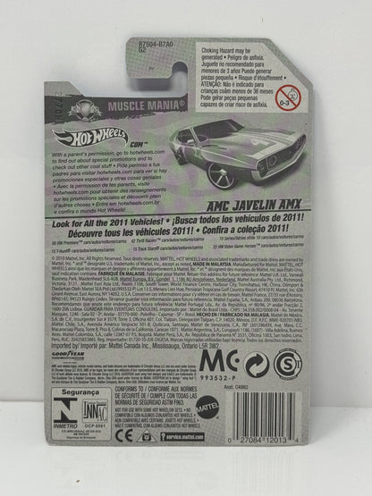 Hot Wheels Muscle Mania AMC Javelin AMX 1:64 Diecast Green