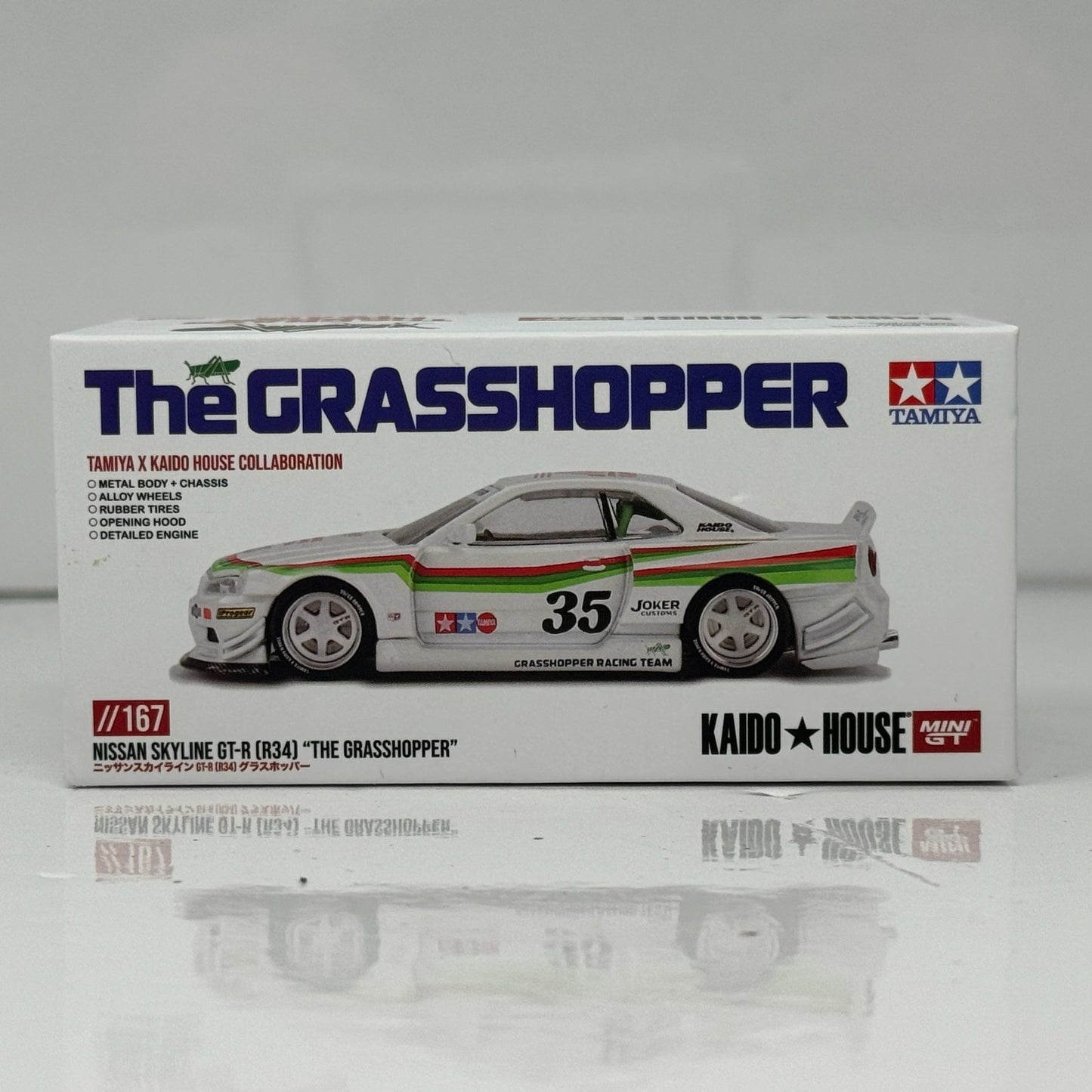 Kaido House Nissan Skyline GT-R (R34) The Grasshopper 1:64 Diecast