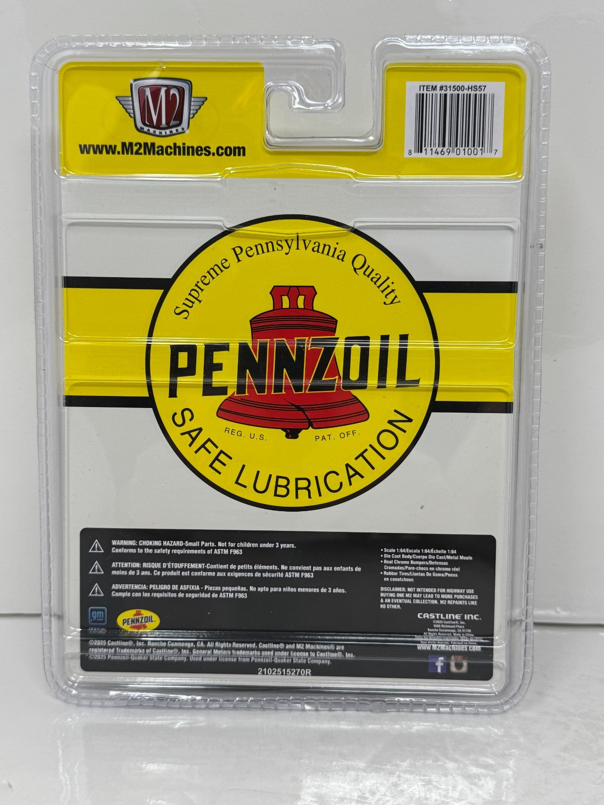 M2 Machines Pennzoil 1975 GMC Sierra Grande 15 Tow Truck 1:64 Diecast