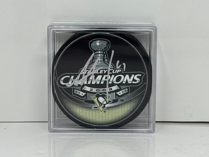 Jordan Staal Pittsburgh Penguins Signed NHL Autograph Puck Silver Auto