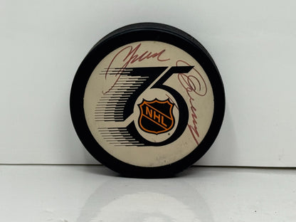 Yvan Cournoyer Signed NHL Autograph Puck Auto