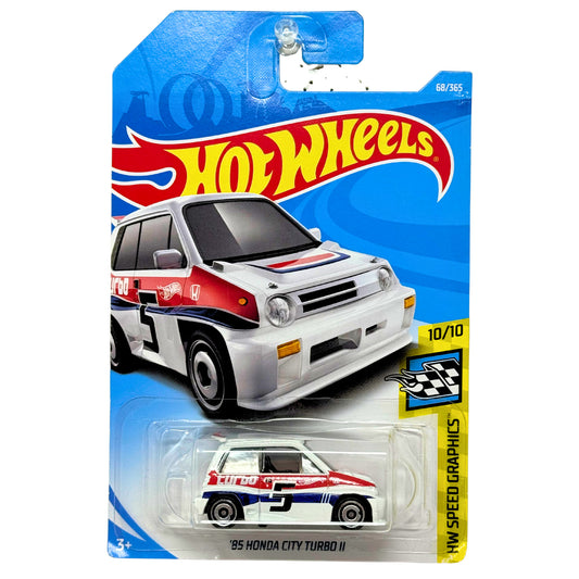 Hot Wheels HW Speed Graphics 1985 Honda City Turbo II JDM 1:64 Diecast