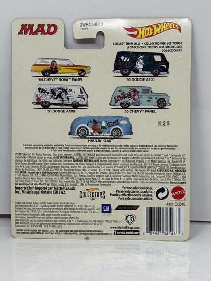 Hot Wheels MAD 1966 Dodge A100 Spy vs Spy 1:64 Diecast Real Riders