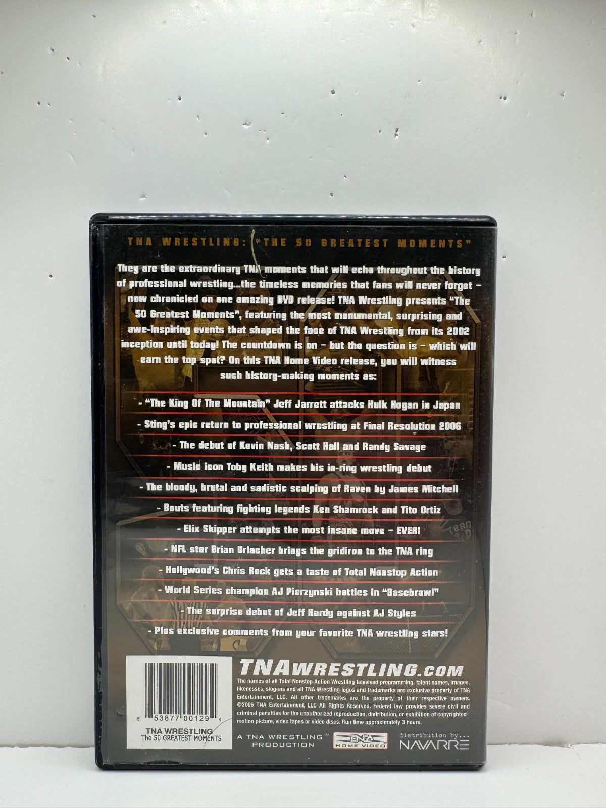 TNA Greatest Moments (DVD) TNA Wrestling V2