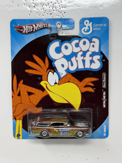 Hot Wheels General Mills Cocoa Puffs 1957 Buick 1:64 Diecast Real Riders