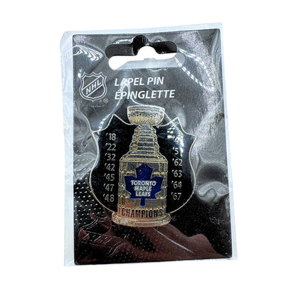 Toronto Maple Leafs Stanley Cup Champions NHL Vintage Lapel Pin