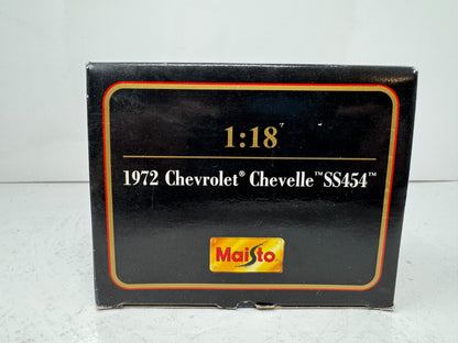 Maisto 1972 Chevrolet Chevelle SS454 Special Edition 1:18 Diecast