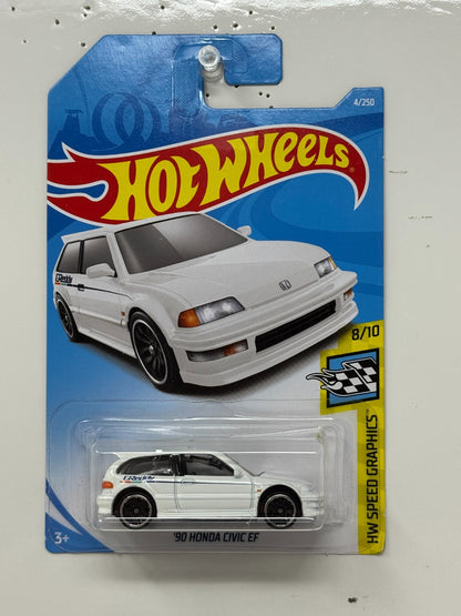 Hot Wheels HW Speed Graphics 1990 Honda Civic EF 1:64 Diecast INTERIOR ERROR