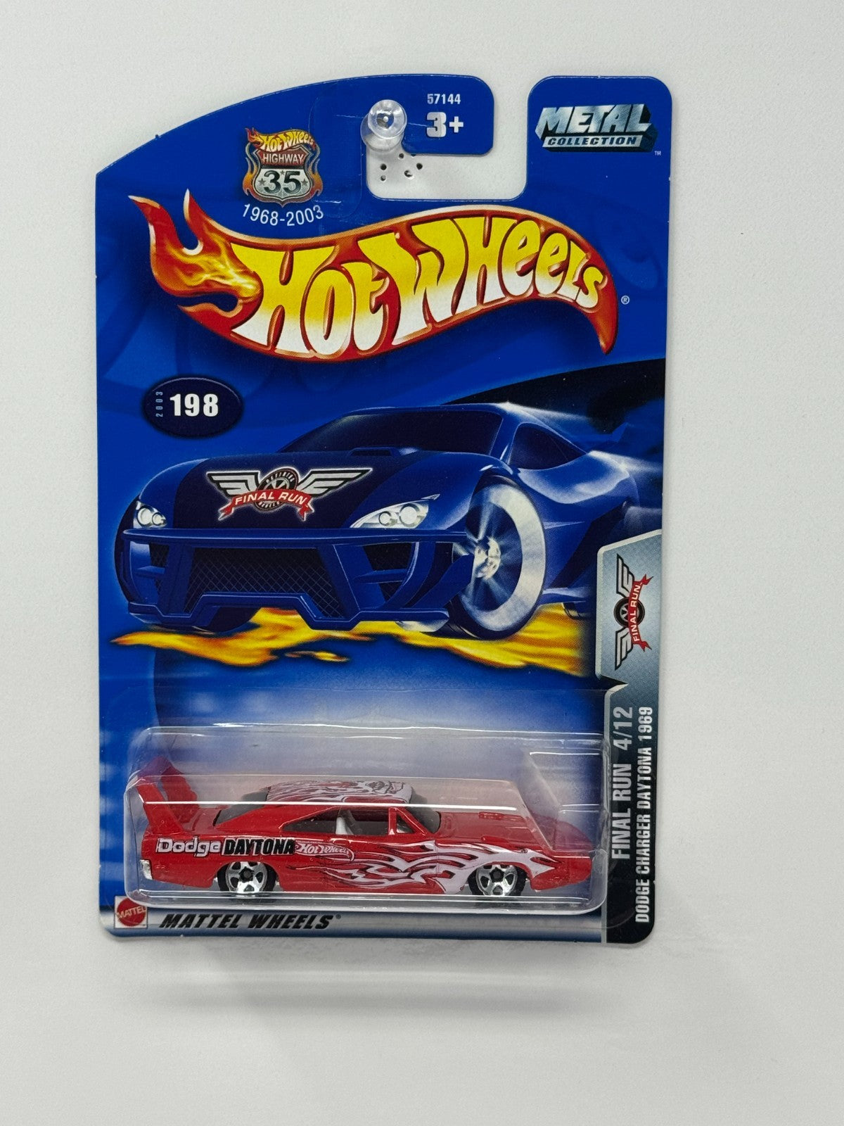 Hot Wheels Final Run 1969 Dodge Charger Daytona 1:64 Diecast Red