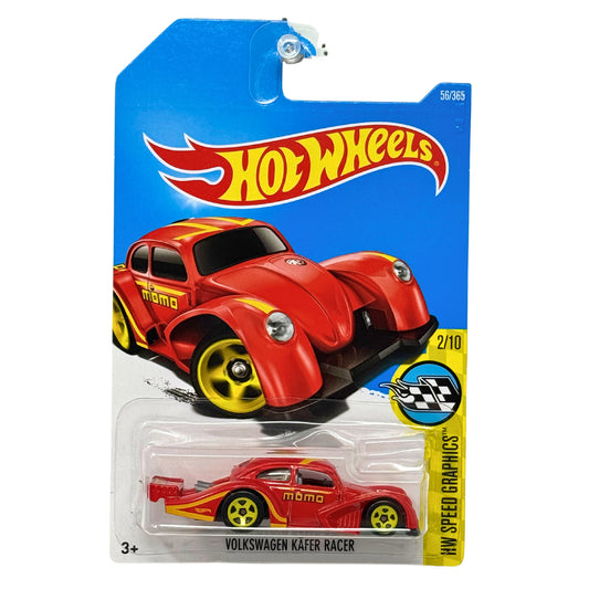 Hot Wheels Speed Graphics Volkswagen Kafer Racer MOMO Red 1:64 Diecast