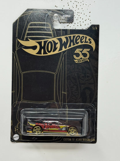 Hot Wheels 55th Anniversary Exclusive Custom 2001 Acura Integra GSR JDM 1:64 Diecast