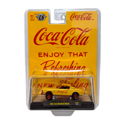 M2 Machines Coca-Cola 1966 Ford Mustang Gasser CHASE 1:64 Diecast