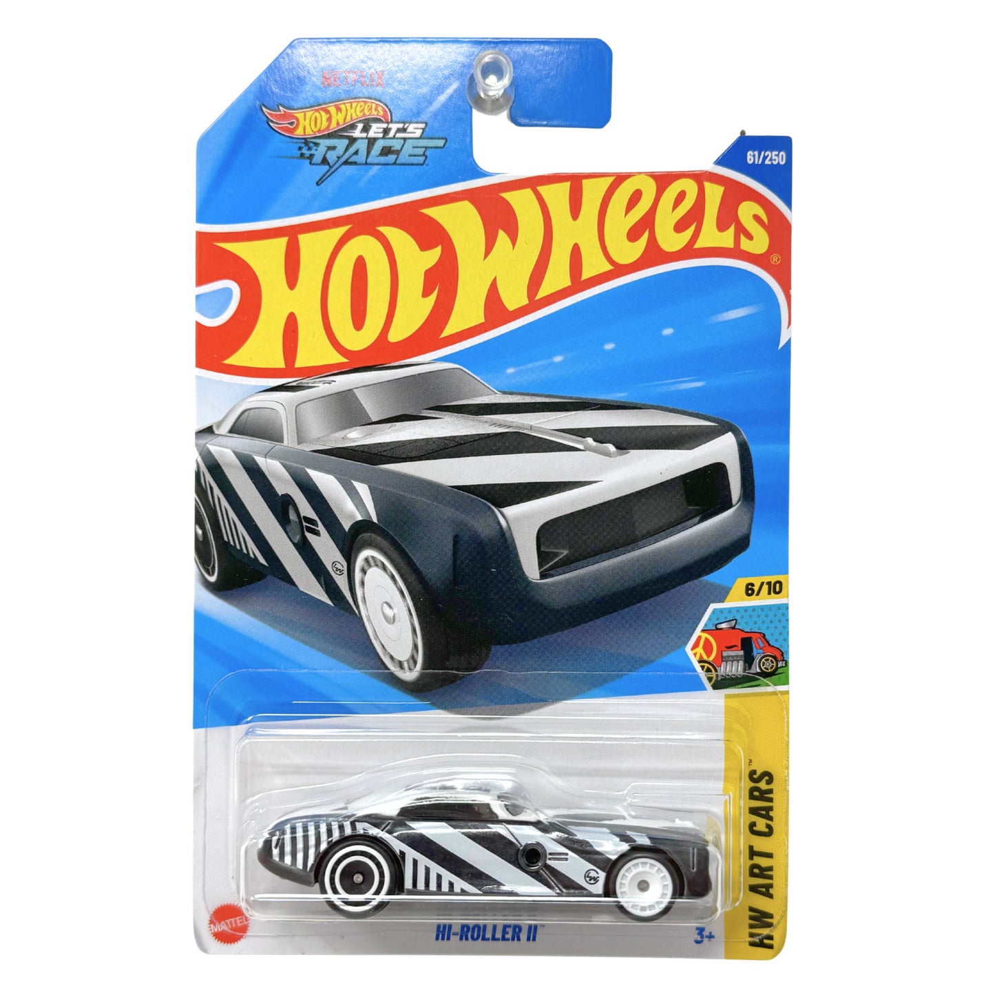 Hot Wheels Super Treasure Hunt Hi-Roller II HW Art Cars 1:64 Diecast