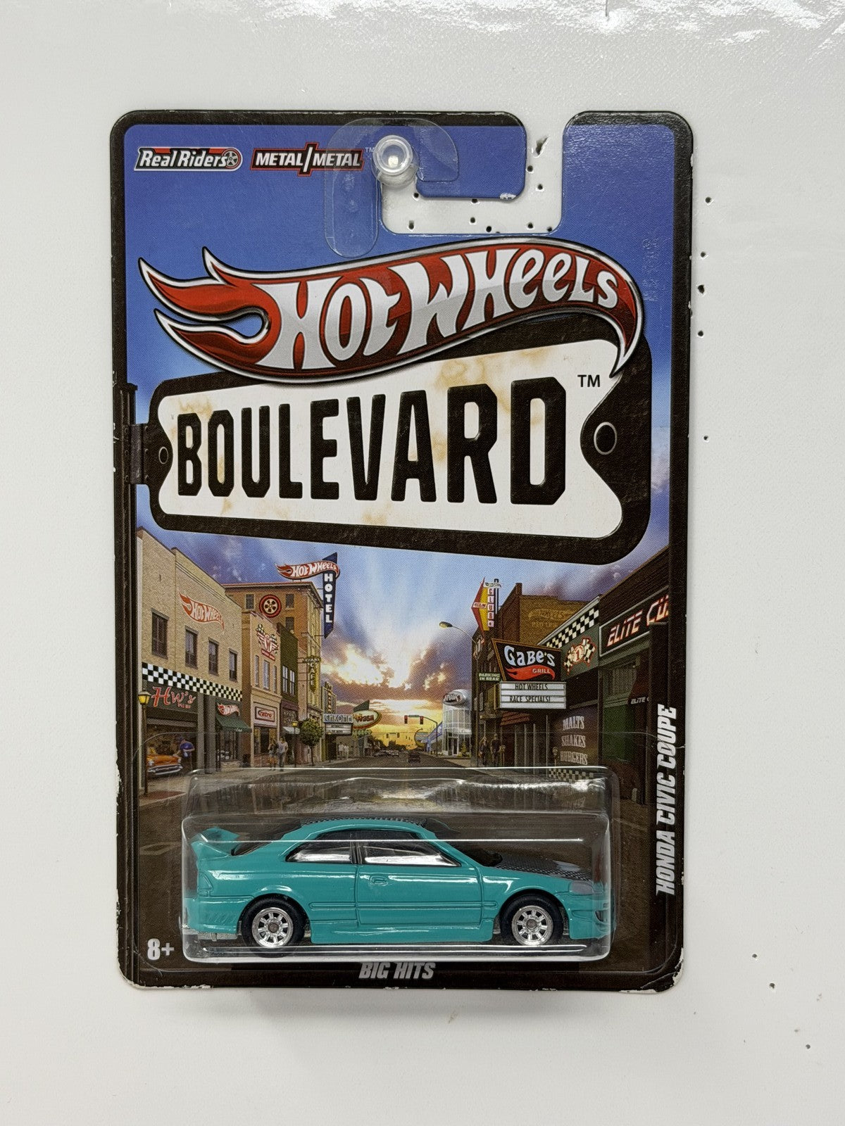 Hot Wheels Boulevard Honda Civic Coupe 1:64 Diecast Real Riders