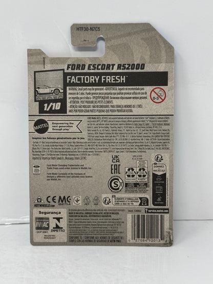 Hot Wheels Super Treasure Hunt Ford Escort RS2000 Factory Fresh 1:64 Diecast