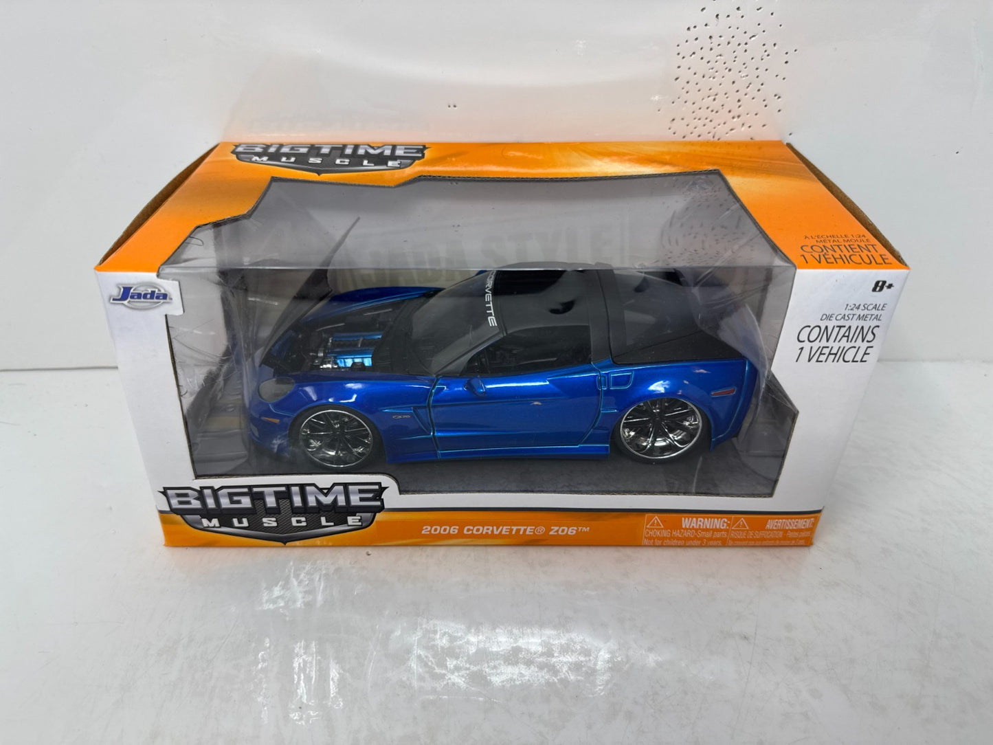 Jada Bigtime Muscle 2006 Chevy Corvette Z06 1:24 Diecast