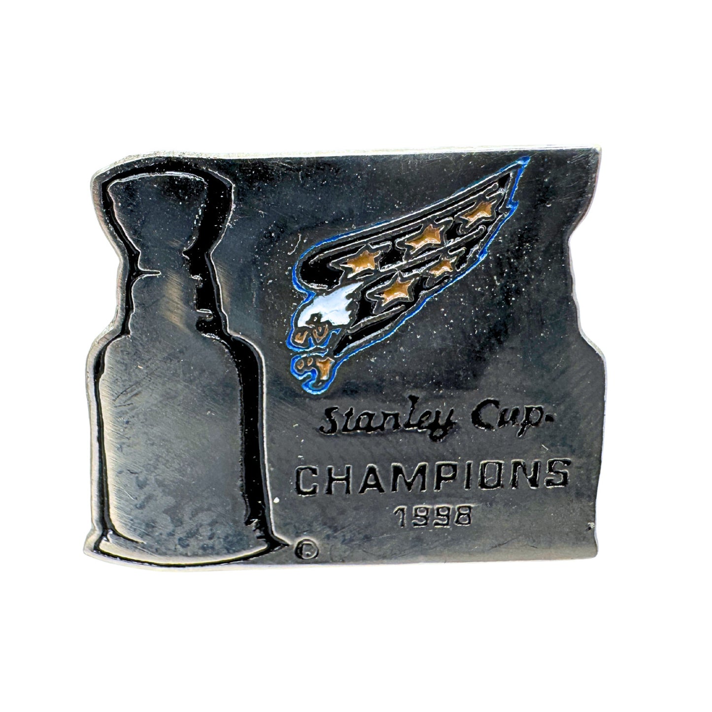Washington Capitals Stanley Cup Champions 1998 NHL Hockey Lapel Pin