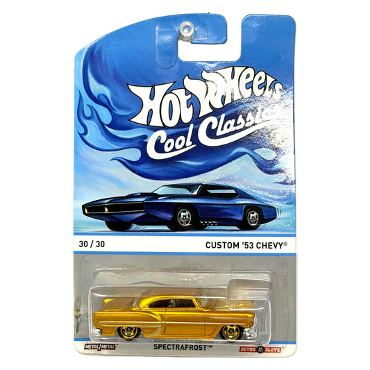 Hot Wheels Cool Classics 1953 Chevrolet Custom Spectrafrost 1:64 Diecast Gold