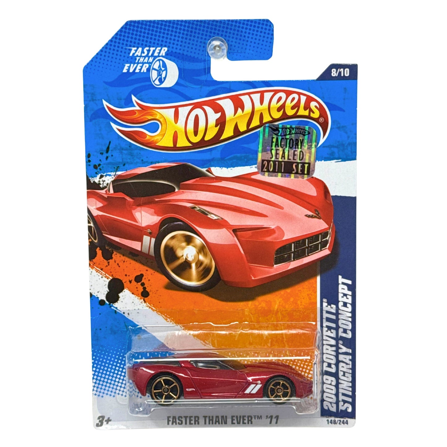 Hot Wheels Faster Than Ever Corvette Stingray Concept 164 Diecast Factory Sealed