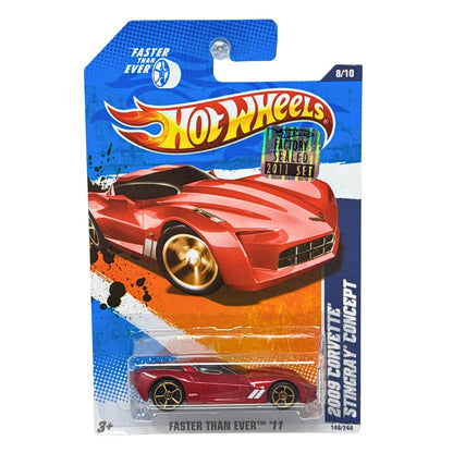 Hot Wheels Faster Than Ever Corvette Stingray Concept 164 Diecast Factory Sealed