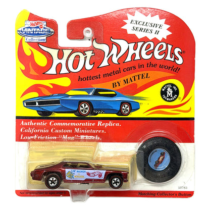 Hot Wheels Vintage Series II Tom McEwen Mongoose 1:64 Diecast w/ Button