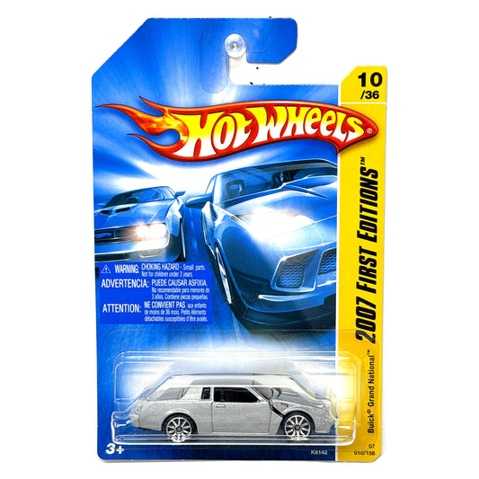 Hot Wheels 2007 First Editions Buick Grand National 1:64 Diecast Silver