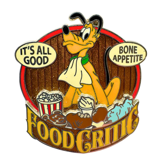 Disney Pluto Food Critic Trading Pin DC1S10