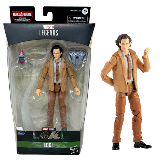 Marvel Legends Loki Action Figure w/ Captain America Flight Gear BAF Piece