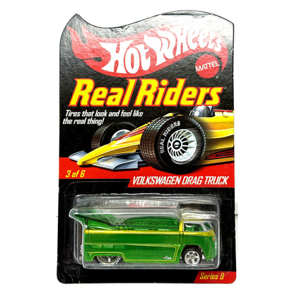 Hot Wheels Real Riders Series 9 Volkswagen Drag Truck 1:64 Diecast Green