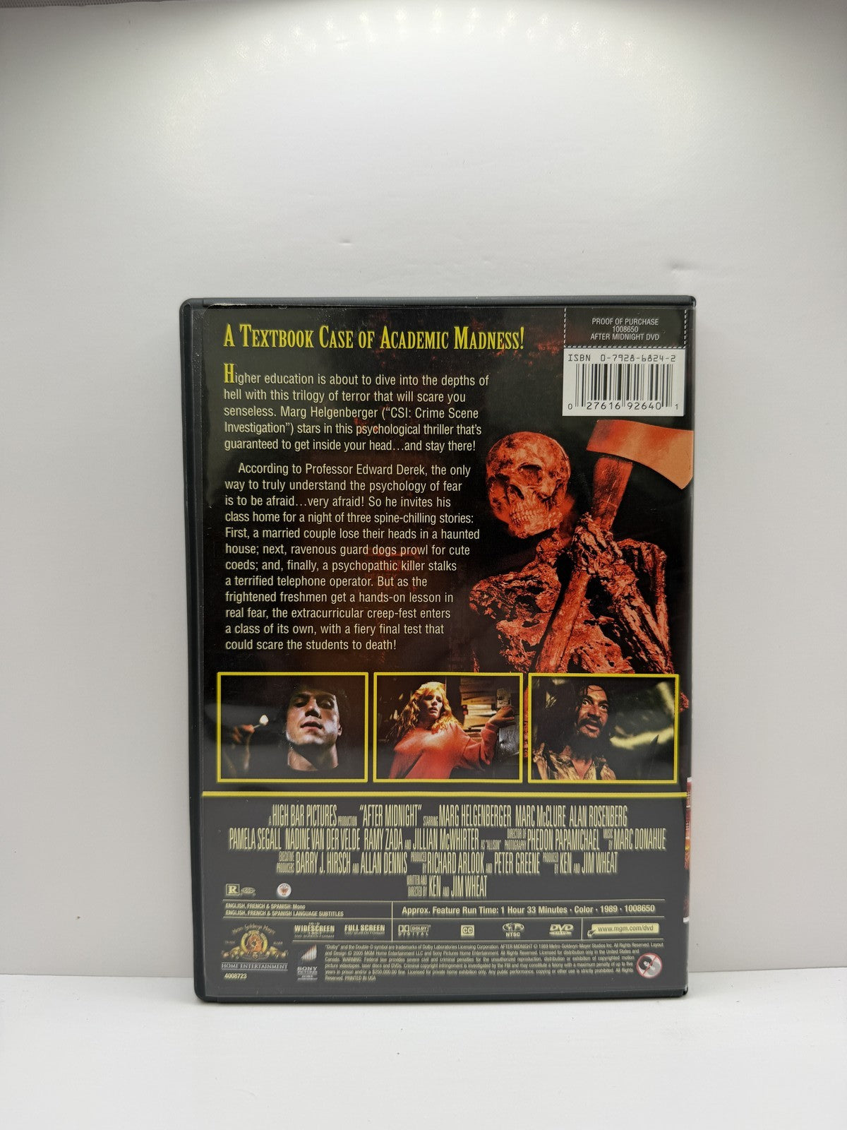After Midnight (DVD) Marg Helgenberger Horror