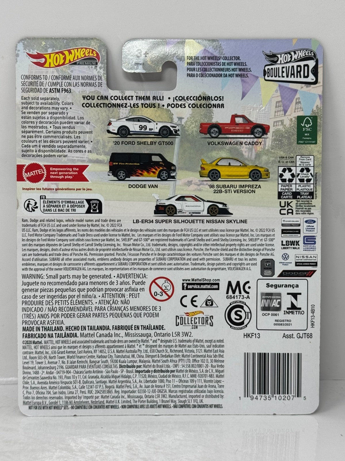 Hot Wheels Premium Boulevard #67 Volkswagen Caddy 1:64 Diecast